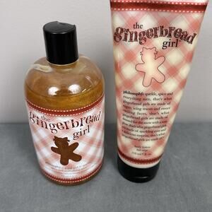 Philosophy The Gingerbread Girl Shampoo Gel Bubble Bath Body Lotion Lot Sealed
